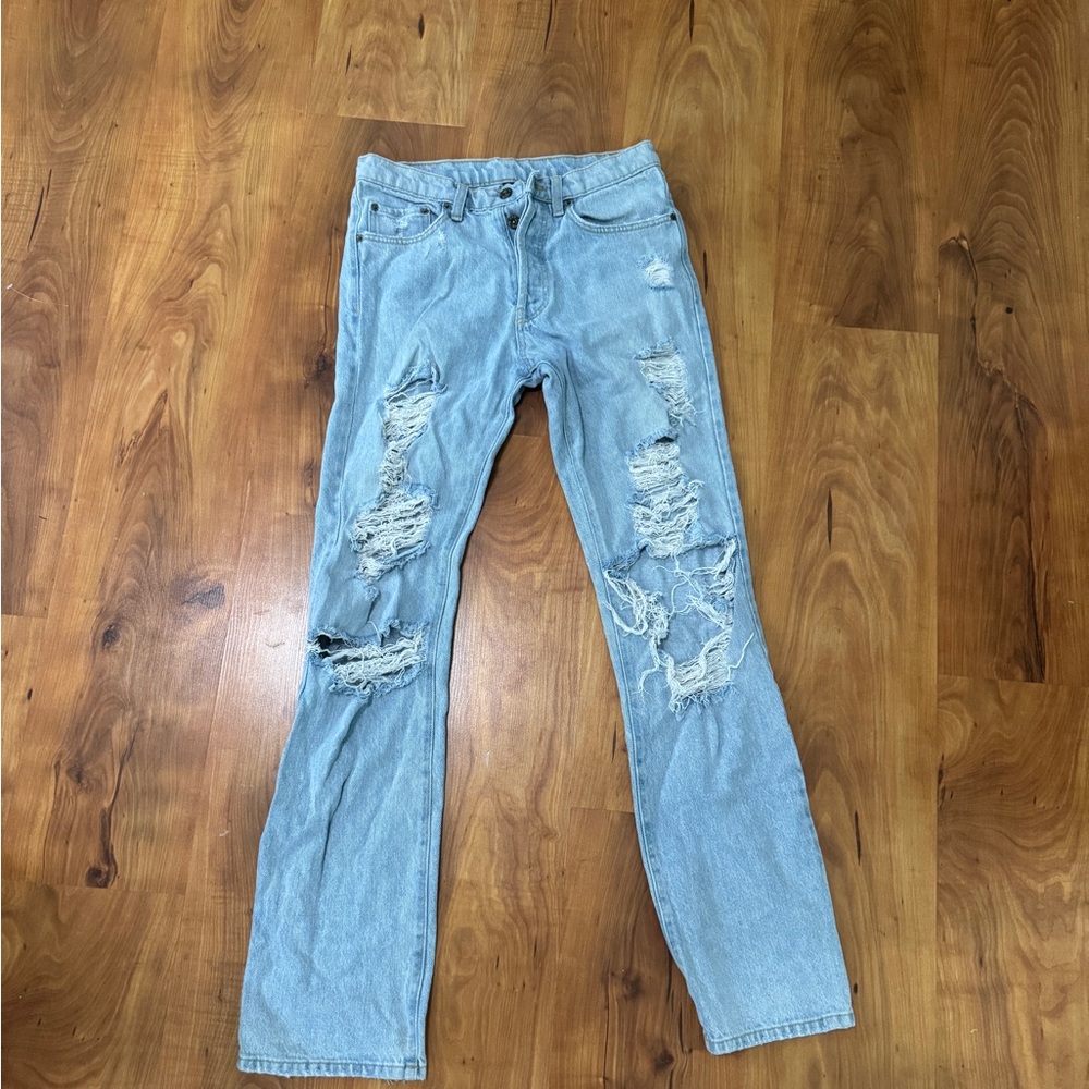Carmar Distressed Light Blue Women's Jeans